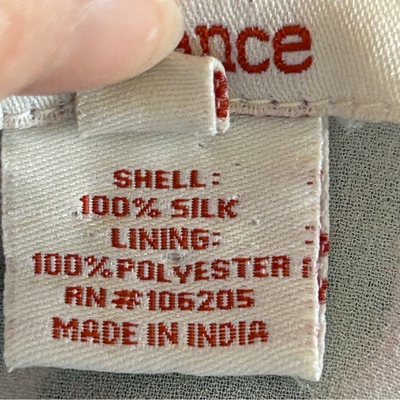 Sundance Samantha Silk Watercolor Floral Blouse Size M Smocked Romantic Fairy - Picture 7 of 10